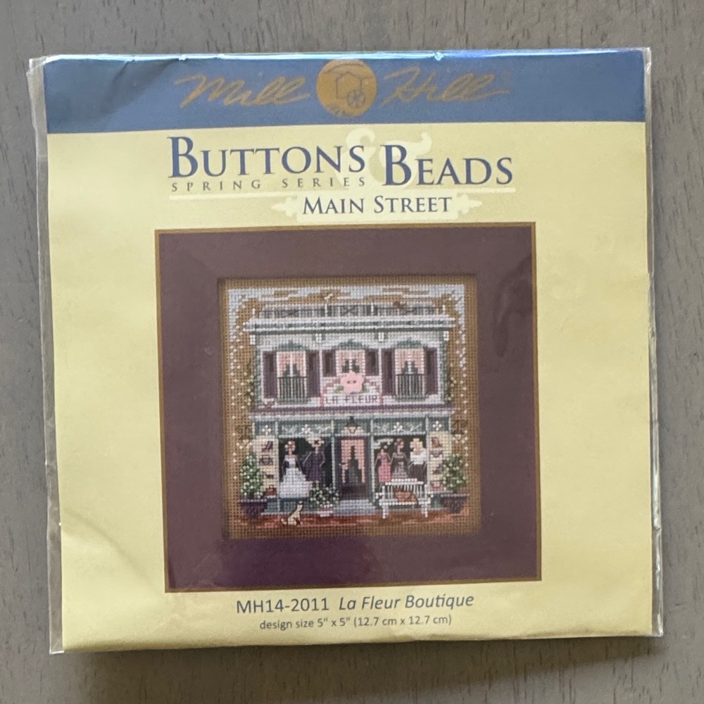 Mill Hill Buttons & Beads Main Street Cross Stitch Kit